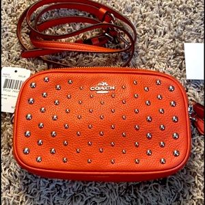 Coral coach crossbody BNWT
